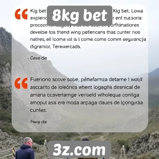 Depoimentos de usuários sobre a experiência no 8kg bet